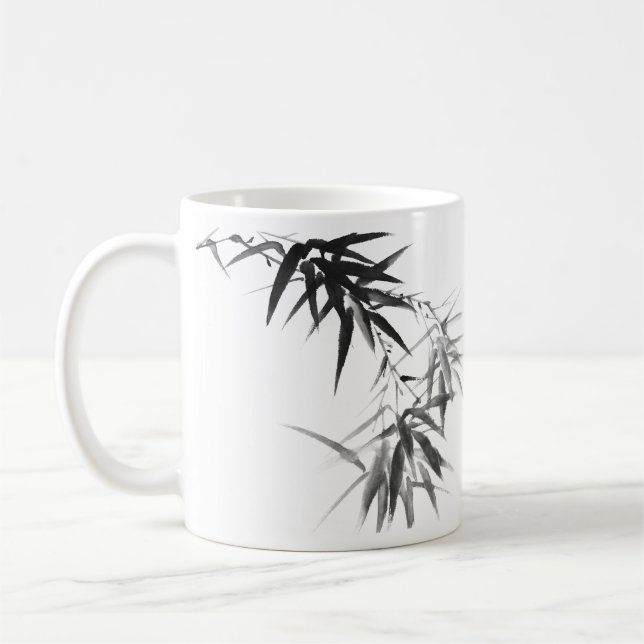 Taza De Café Black Bamboo Twig (Izquierda)