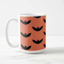 Black Bat Halloween Mug