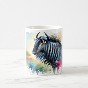 Taza De Café Black Bearded Blue Wildebeest 290824AREF129 - Wate