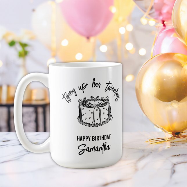 Taza De Café Black Bow amarra sus 20 años 30 (Subido por el creador)