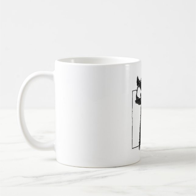 Taza De Café Black Cat Baseball Horror Halloween (Izquierda)