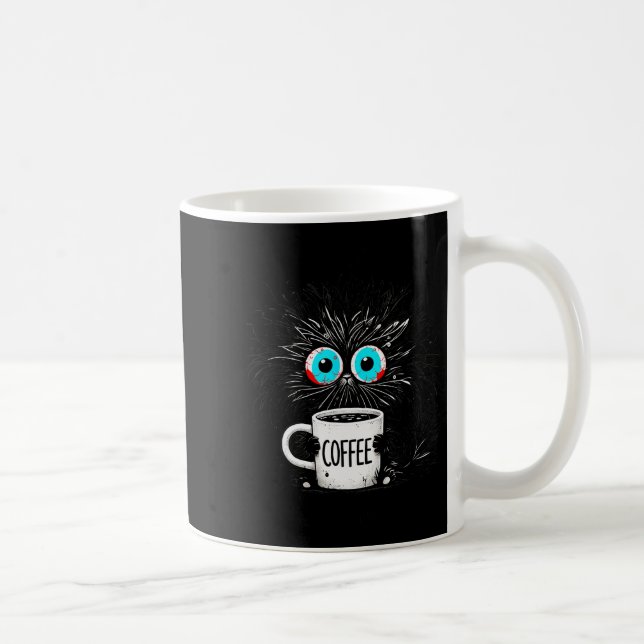 Taza De Café Black Cat Its Fine Im Fine Everything Is Fine Funn (Derecha)