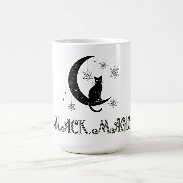 Taza De Café Black Cat Magic (Centro)
