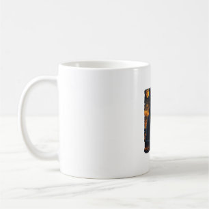 Taza De Café Black Cat Starry Night Van Gogh Pumpkins Bats Hall
