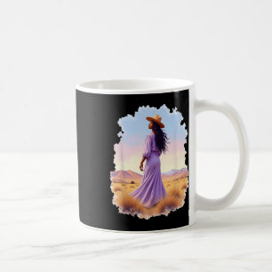 Taza De Café Black Cowgirl Rodeo occidental Melanin Black Histo