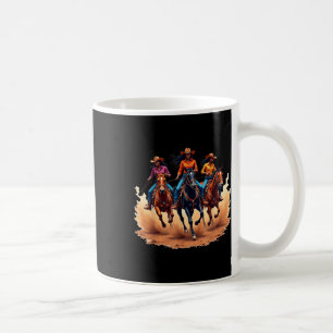 Taza De Café Black Cowgirl Rodeo occidental Melanin Black Histo
