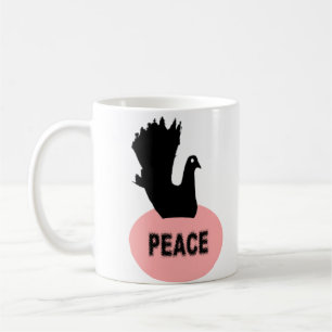 Taza De Café Black Dove Peace Mug