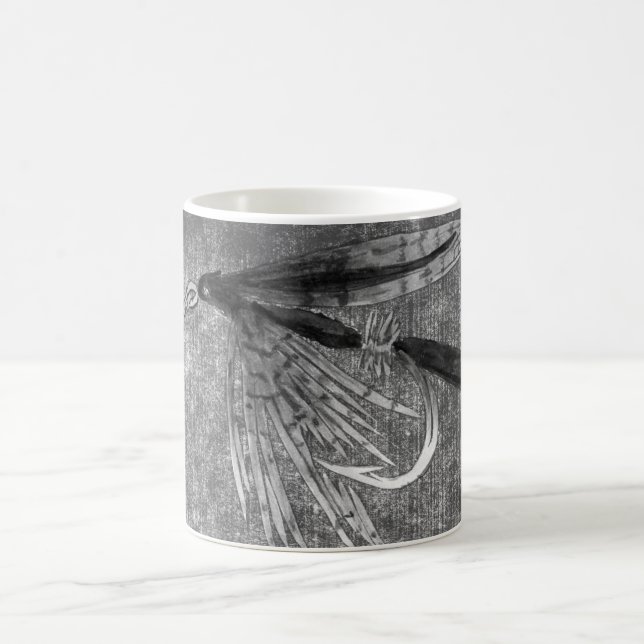 Taza De Café "Black Gnat" Classic Trout Fly Mug (Centro)