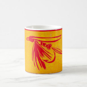Taza De Café "Black Gnat" Classic Trout Fly Mug