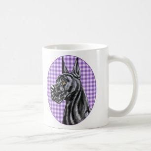 Taza De Café Black Great Dane Check Mug