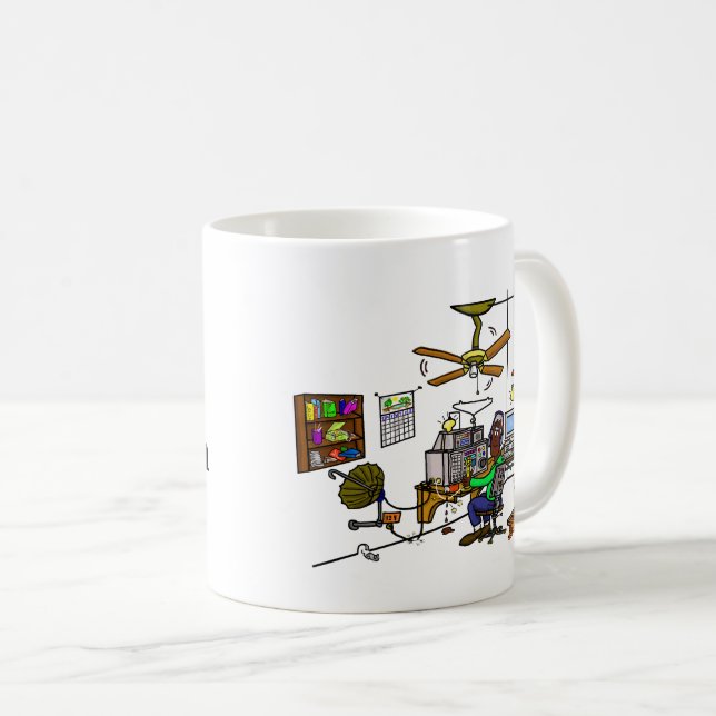 Taza De Café Black Ham Crazy Ham Shack Mug (Anverso derecho)
