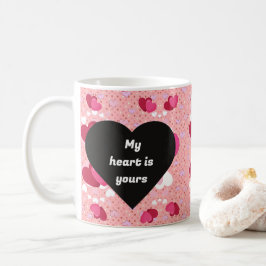 Taza De Café black heart vibrant romantic wallpaper