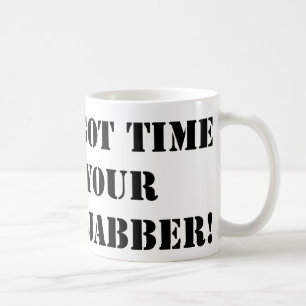 Taza De Café Black Jibber Jabber Mug
