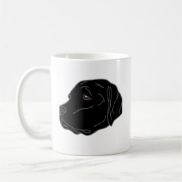 Taza De Café Black Lab Dog Mom Mug