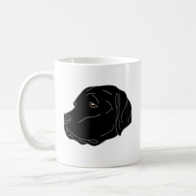 Taza De Café Black Lab Dog Mom Mug (Izquierda)