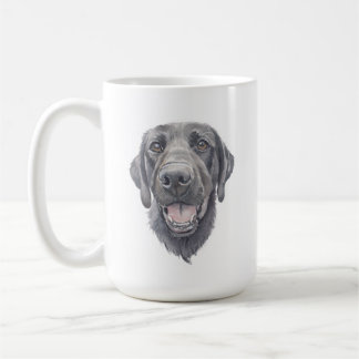 Taza De Café Black Lab Dog Mug | 15 oz