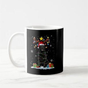 Taza De Café Black Lab Labrador Árbol de Navidad Luz Pajama Per