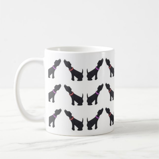 Taza De Café Black Labrador Mug (Izquierda)