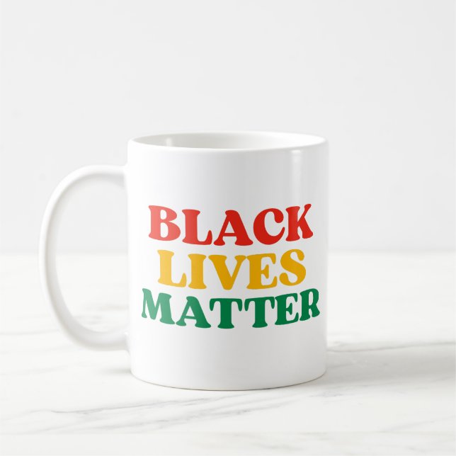 Taza De Café Black Lives Matter Ornament (Izquierda)