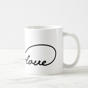Taza De Café Black Love Infinity Mug