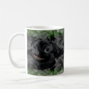 Taza De Café Black Pug Mug
