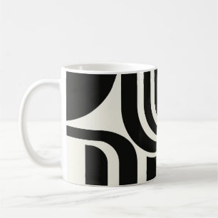 Taza De Café Black Ribbon Geometry III