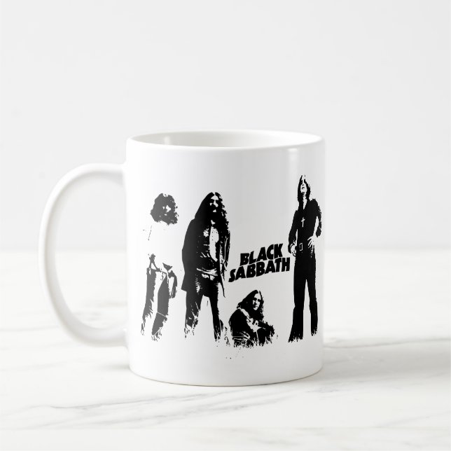 Taza De Café Black Sabbath Group (Izquierda)