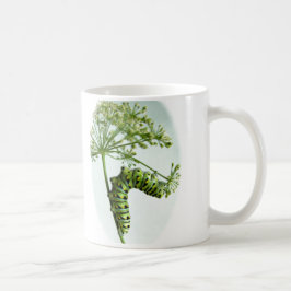 Taza De Café Black Swallowtail Caterpillar parsante