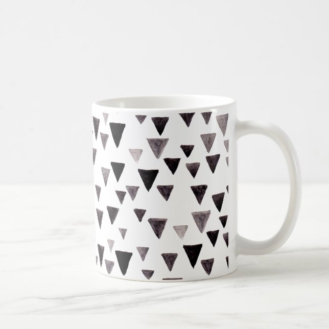 Taza De Café Black Triangles Mug (Derecha)