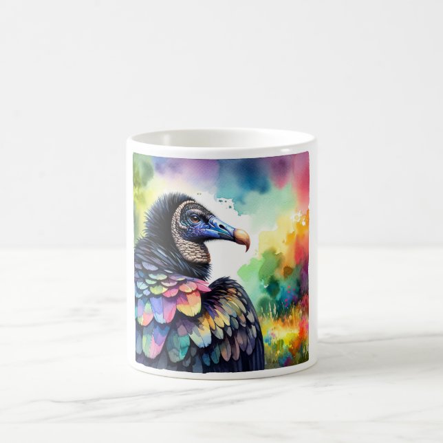 Taza De Café Black Vulture AREF1819 - Watercolor (Centro)