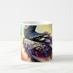 Taza De Café Black Vulture Majesty 220824AREF135 - Watercolor