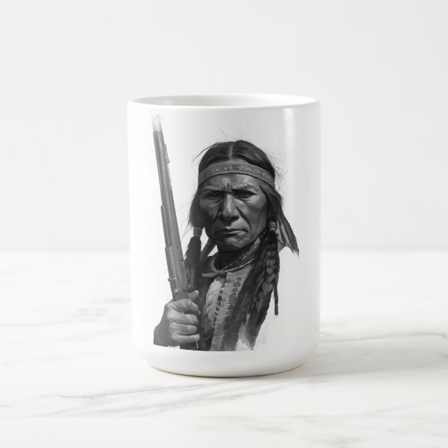 Taza De Café Black & White Geronimo (Centro)