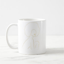 Taza De Café Black Woman Afro