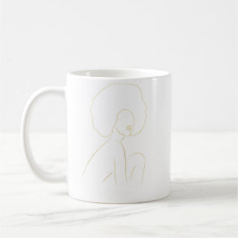 Taza De Café Black Woman Afro
