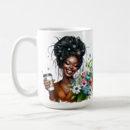 Taza De Café Black woman melanin sista African American women
