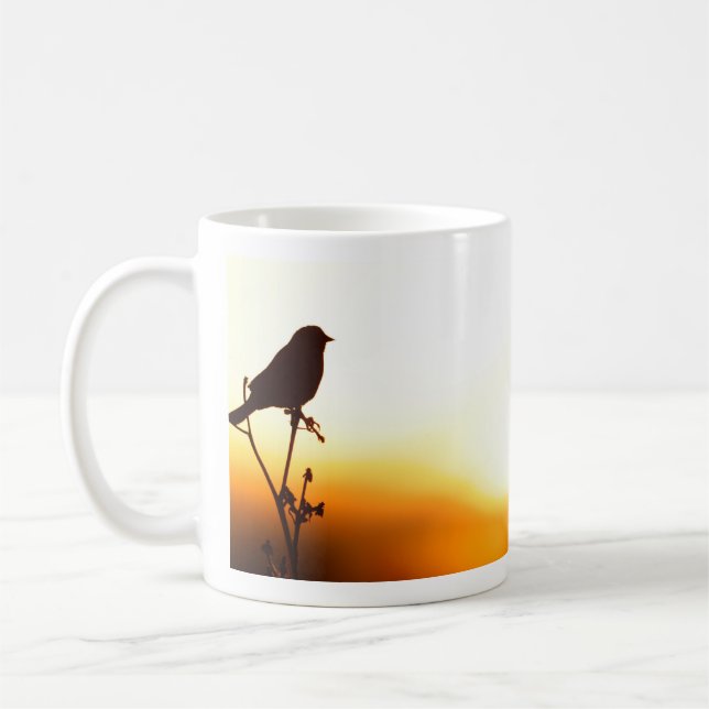 Taza De Café Blackbird de ala roja 11oz (Izquierda)