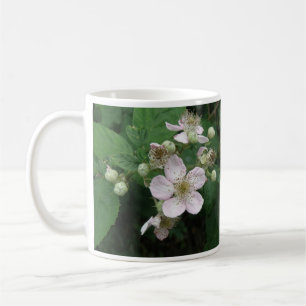 Taza De Café Blaclberry Flowers Mug
