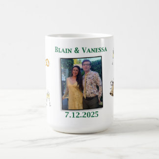 Taza De Café Blain wedding mug
