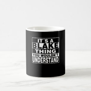 Taza De Café BLAKE apellido regalo personalizado