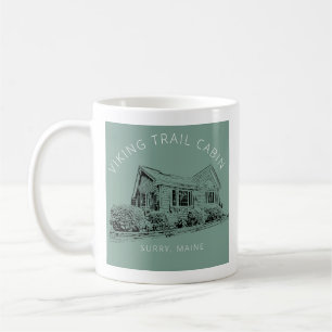 Taza de café blanca