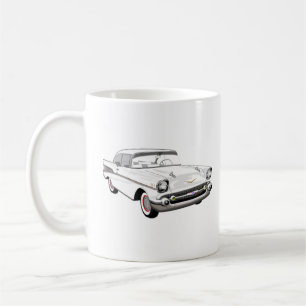 Taza De Café Blanco '57 Shoebox