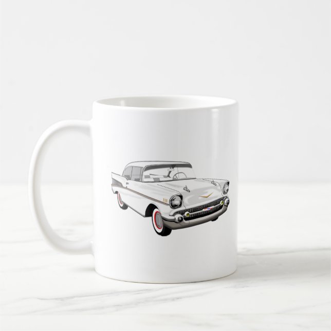 Taza De Café Blanco '57 Shoebox (Izquierda)