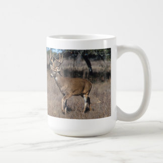 Taza de café Blanco-Atada de los ciervos