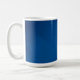 TAZA DE CAFÉ BLANCO CREAR TU PROPIA MUG AZUL