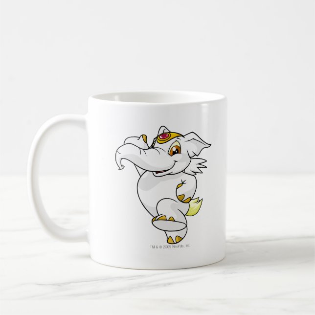 Taza De Café Blanco de Elephante (Izquierda)