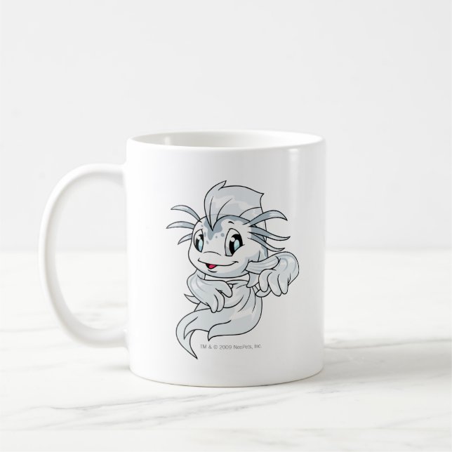 Taza De Café Blanco de Koi (Izquierda)