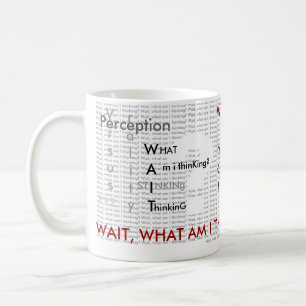 Taza De Café Blanco de pensamiento que apesta