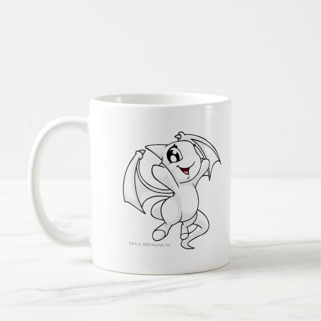 Taza De Café Blanco de Shoyru (Izquierda)