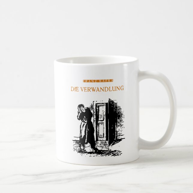 Taza De Café blanco del kafka (Derecha)