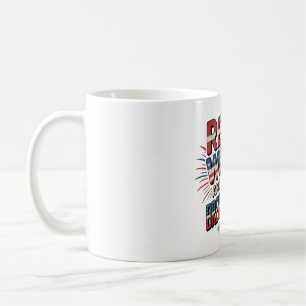 Taza De Café Blanco rojo y estilo de cosecha de vigas